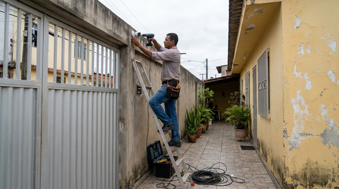Instalacao de cameras de seguranca profissional em Volta Redonda‑RJ