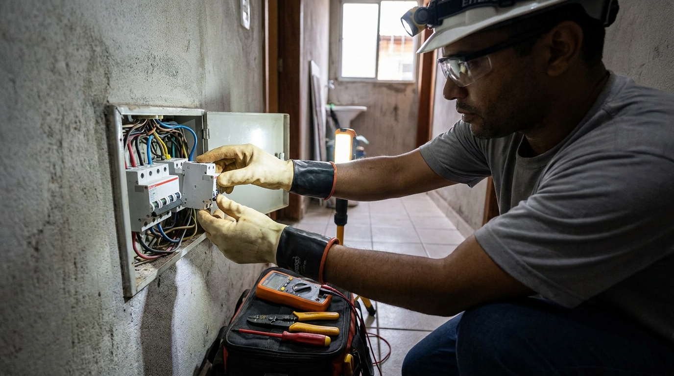 Instalacao de disjuntor profissional em Volta Redonda‑RJ