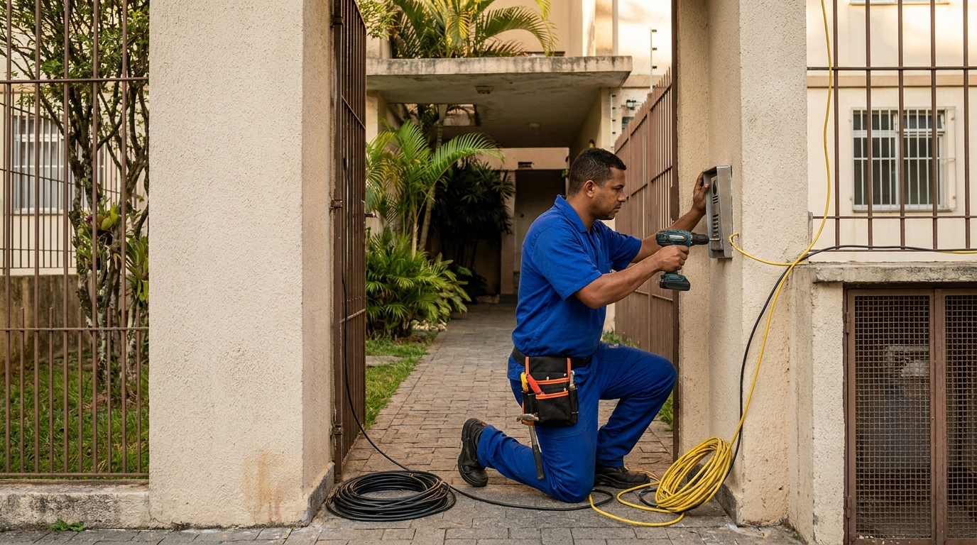 Instalacao de interfone profissional em Volta Redonda‑RJ