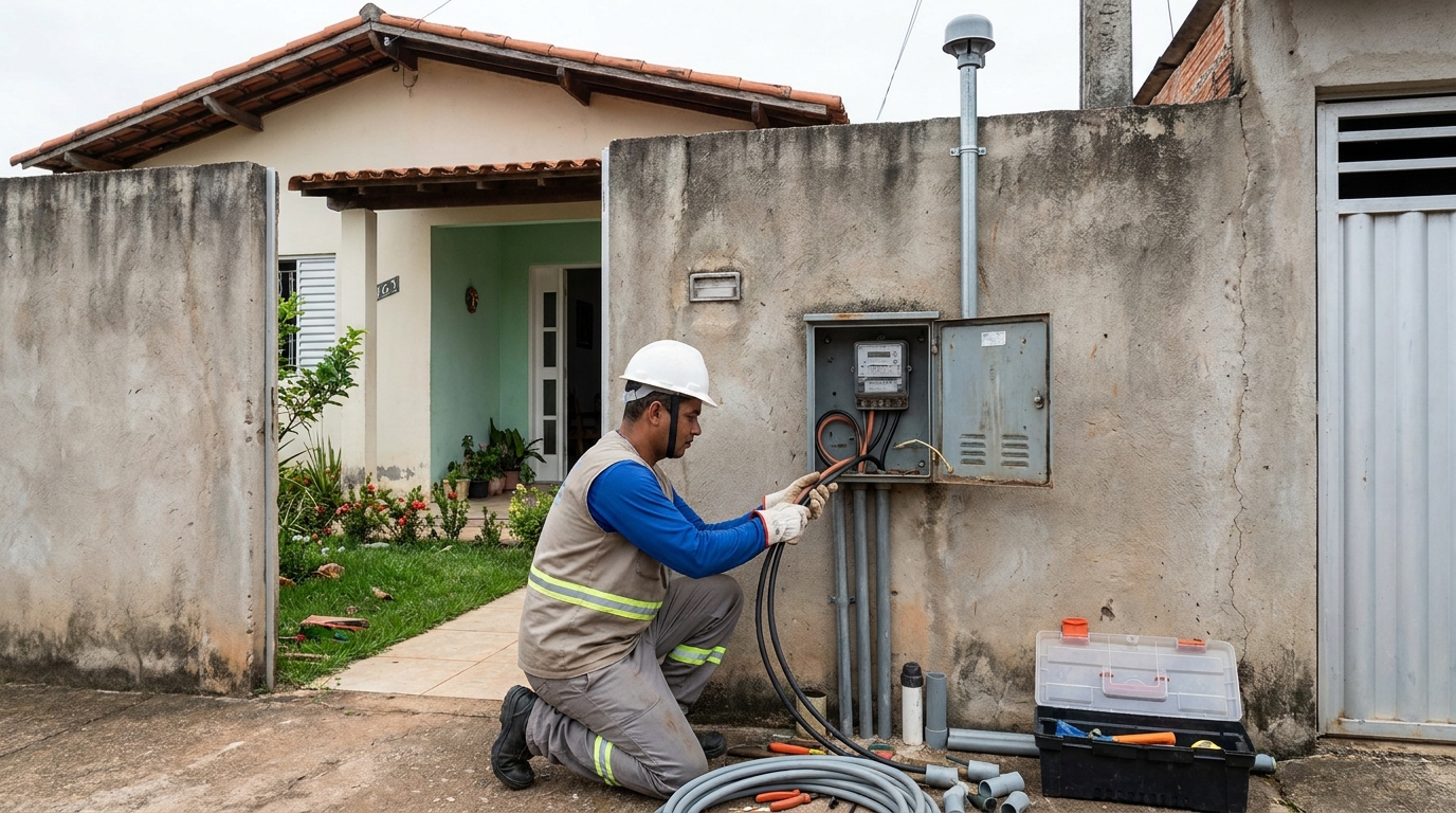 Instalacao de padrao de energia em Volta Redonda‑RJ
